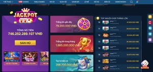Giao diện ứng dụng Hi88 - Jackpot